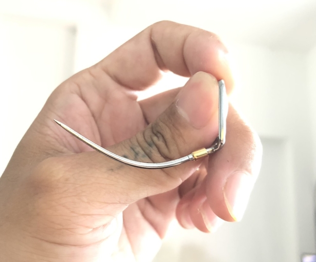 Cựa gà tre 45 hai cây trên thông kim thép Mỹ