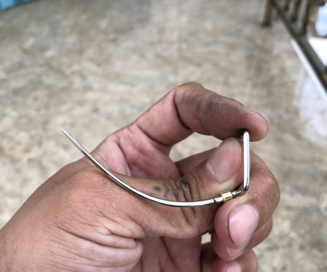 Cựa gà tre 53 việt lai thông kim thép Mỹ 