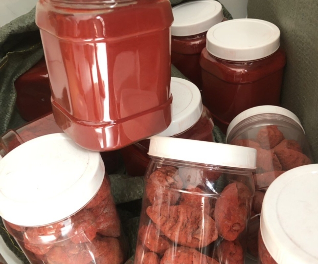 Nghệ đỏ xà cừ nguyên chất 1kg  - 250k