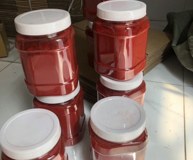 Nghệ đỏ xà cừ xay sẵn 1 hủ 0.5 kg - 150 kg